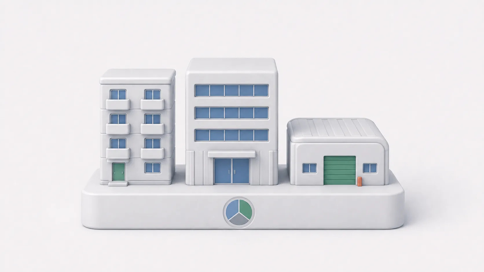 Одна частка REIT представляє спільний портфель різних об’єктів нерухомості